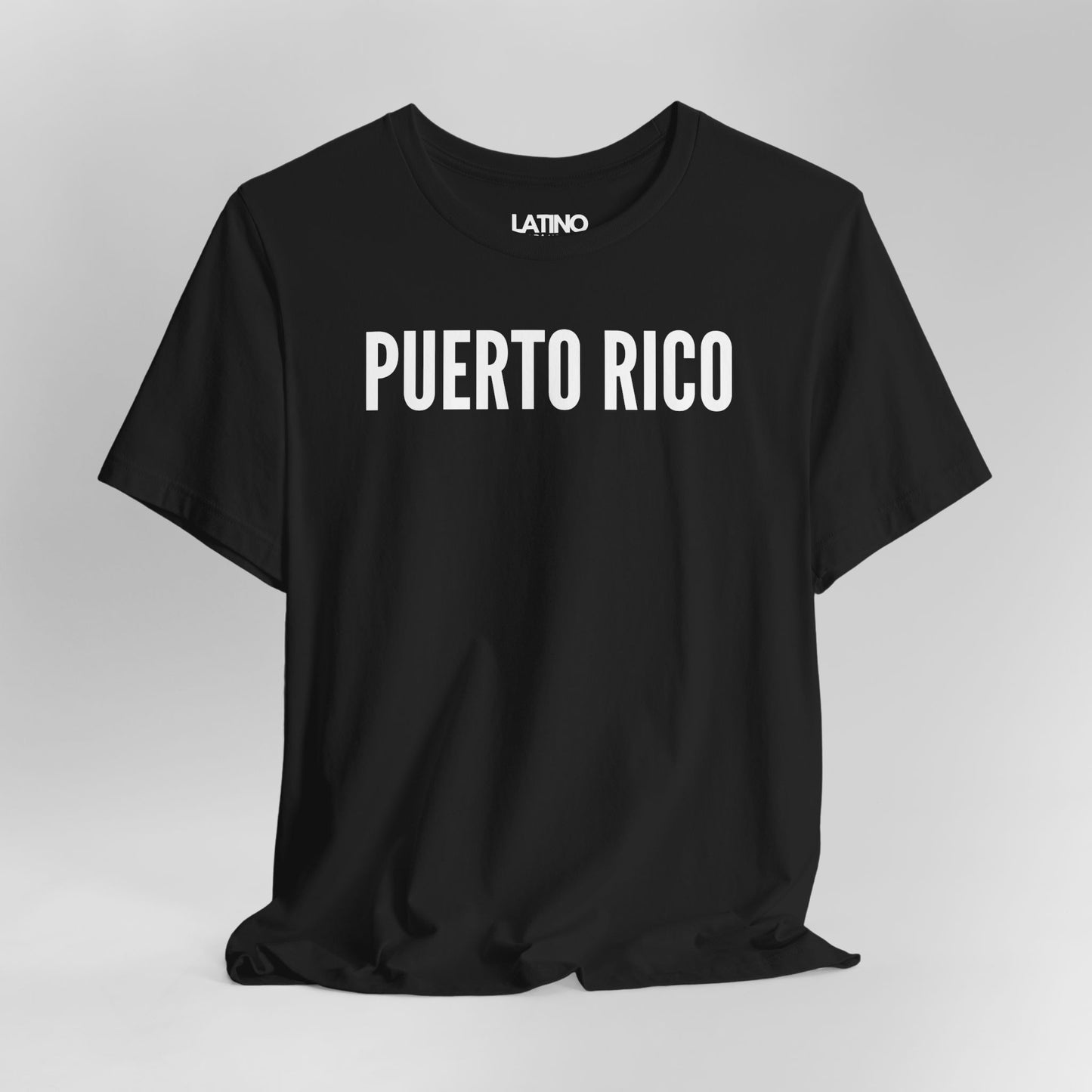 Close Up Puerto Rico Classic Black T-Shirt. Latino In Da House 
