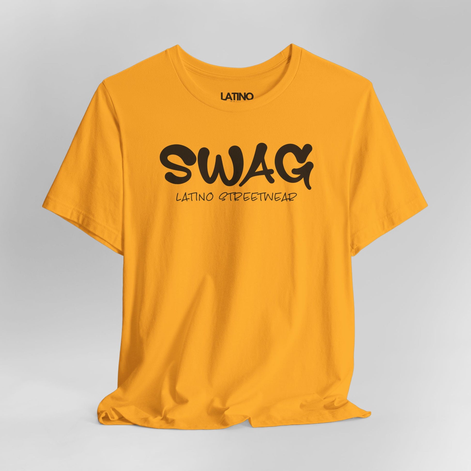 Close Up Swag Latino Streetwear Graffiti Gold T-Shirt. Latino In Da House
