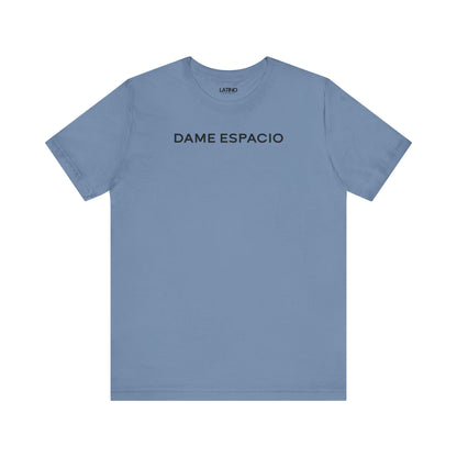 Dame Espacio T-Shirt in Steel Blue - cool
and relaxed Latino shirt. Latino In Da
House