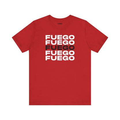 Fuego Latino Heat Red T-Shirt. Latino In Da House