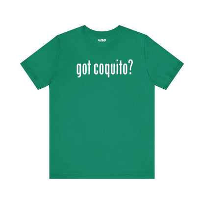 Got Coquito? Boricua Kelly Green T-Shirt. Latino In Da House.