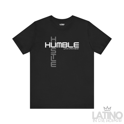 Black “HUMBLE HUSTLE” Latino Streetwear T-Shirt. Latino In Da House 