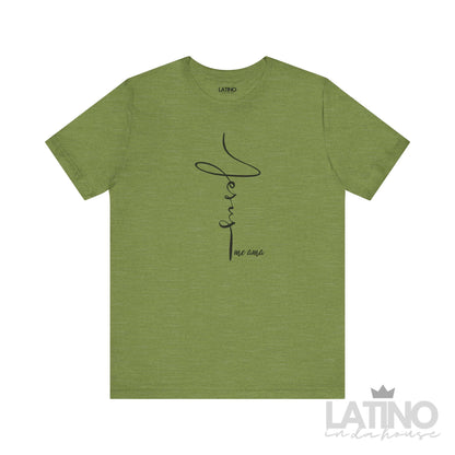 Jesus Me Ama Faith T-Shirt in heather green – Latino In Da House