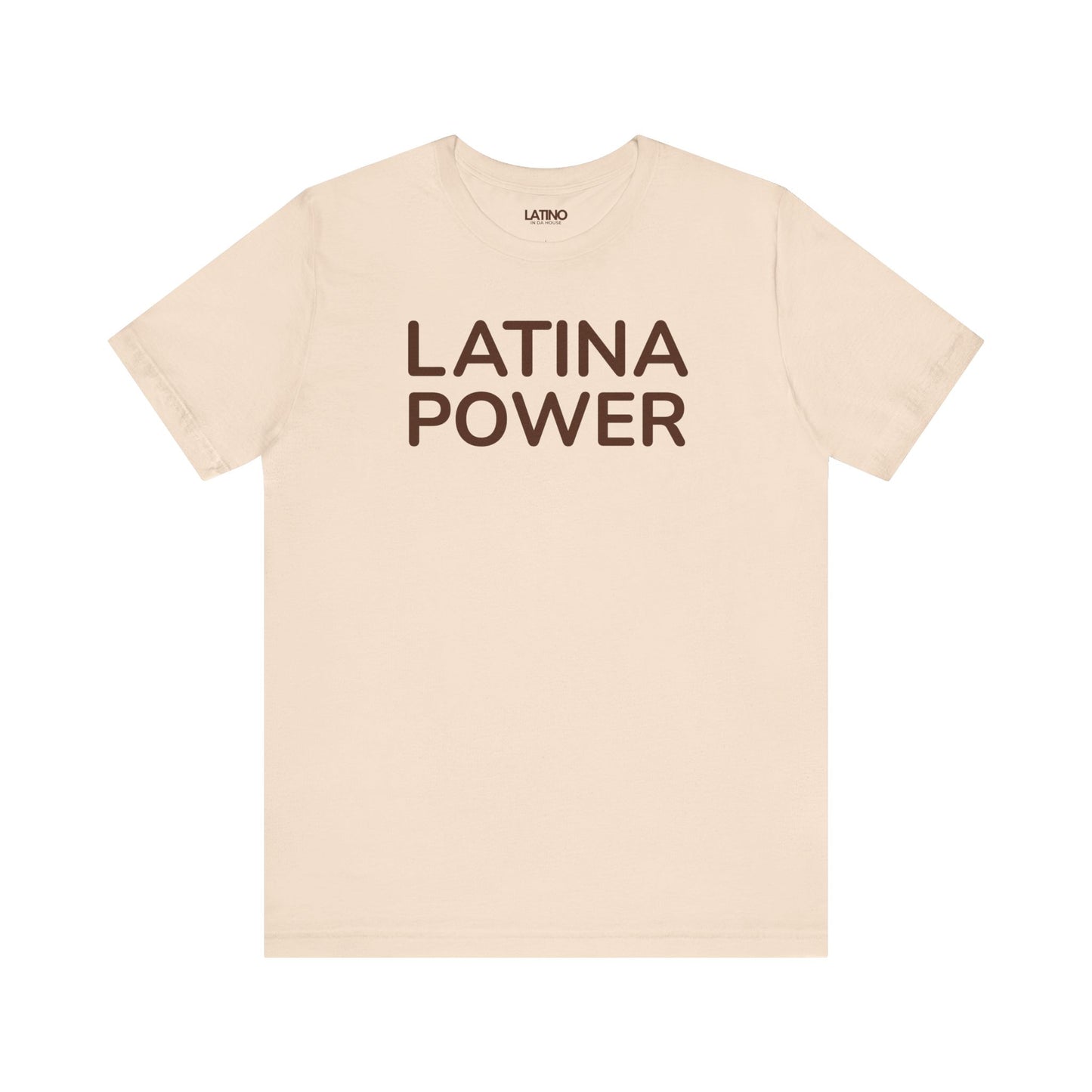 Latino Power Empowerment Soft Cream T-Shirt. Latino In Da House