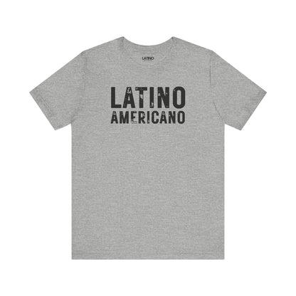 Latino Americano distressed heather grey t-shirt. Latino In Da House