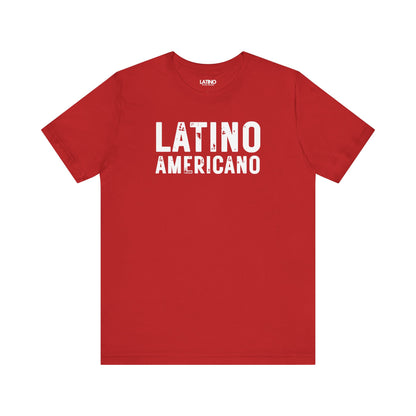 Latino Americano distressed red t-shirt.
Latino In Da House