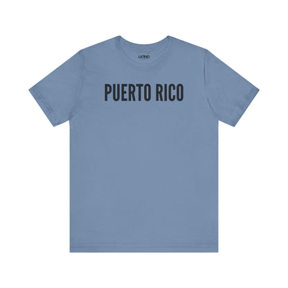 Puerto Rico Classic Steel Blue T-Shirt. Latino In Da House 