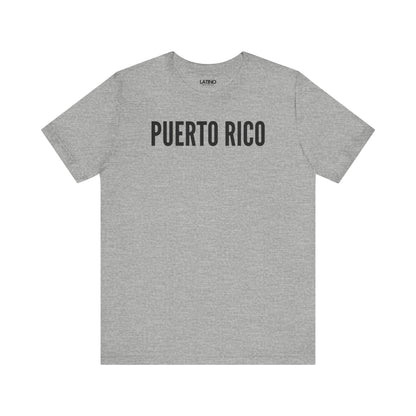 Puerto Rico Classic Heather Grey T-Shirt. Latino In Da House 