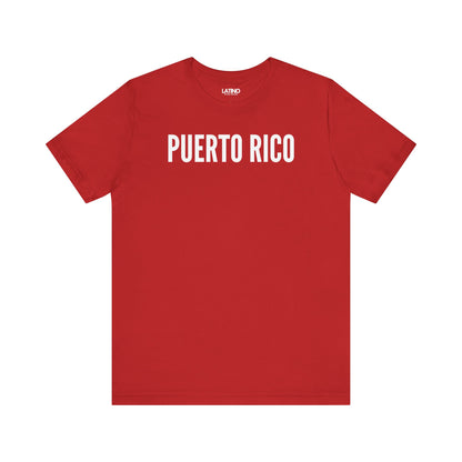 Puerto Rico Classic Red T-Shirt. Latino In Da House 