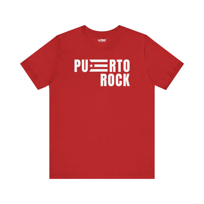 Puerto Rock Flag, Puerto Rico Pride Red T-Shirt. Latino In Da House