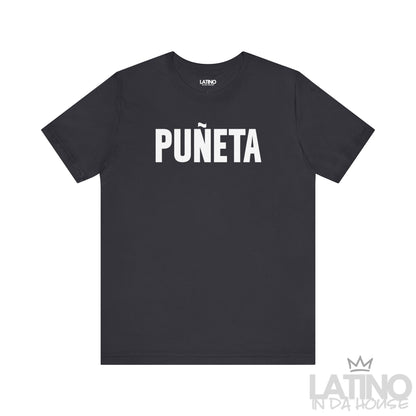 Dark Grey “PUÑETA” T-Shirt – Puerto Rican Pride Tee. Latino In Da House