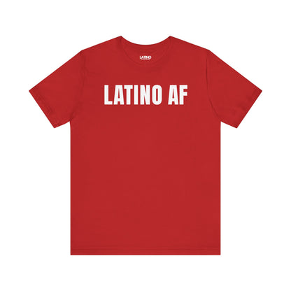 Red Latino AF t-shirt bold Latino pride
graphic tee streetwear Latino In Da House