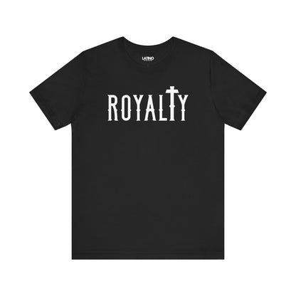 Royalty Cross Faith black and white and black t-shirt. Latino In Da House 