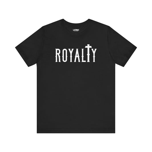 Royalty Cross Faith black and white and black t-shirt. Latino In Da House 