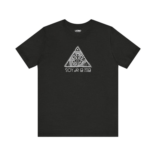 Soy De La Isla Taino Black Heather T-Shirt. Latino In Da House 