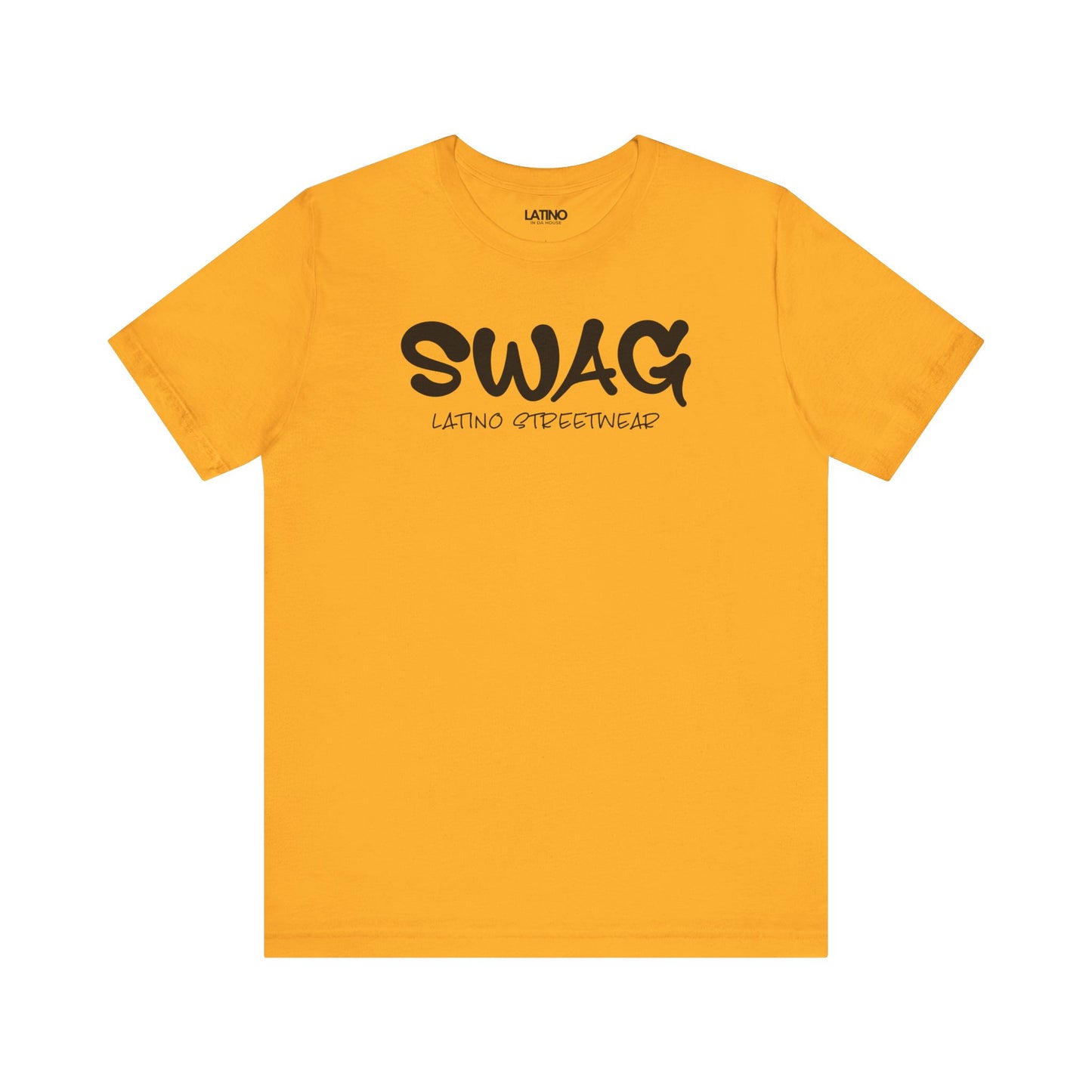 Swag Latino Streetwear Graffiti Gold T-Shirt. Latino In Da House