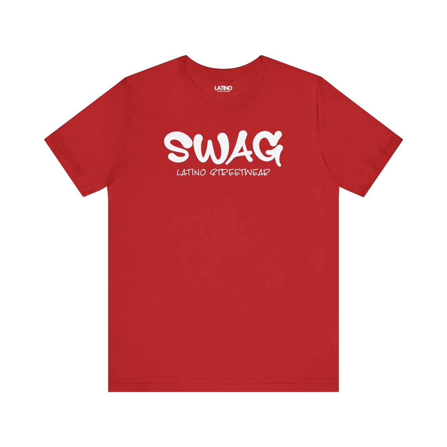 Swag Latino Streetwear Graffiti Red T-Shirt. Latino In Da House
